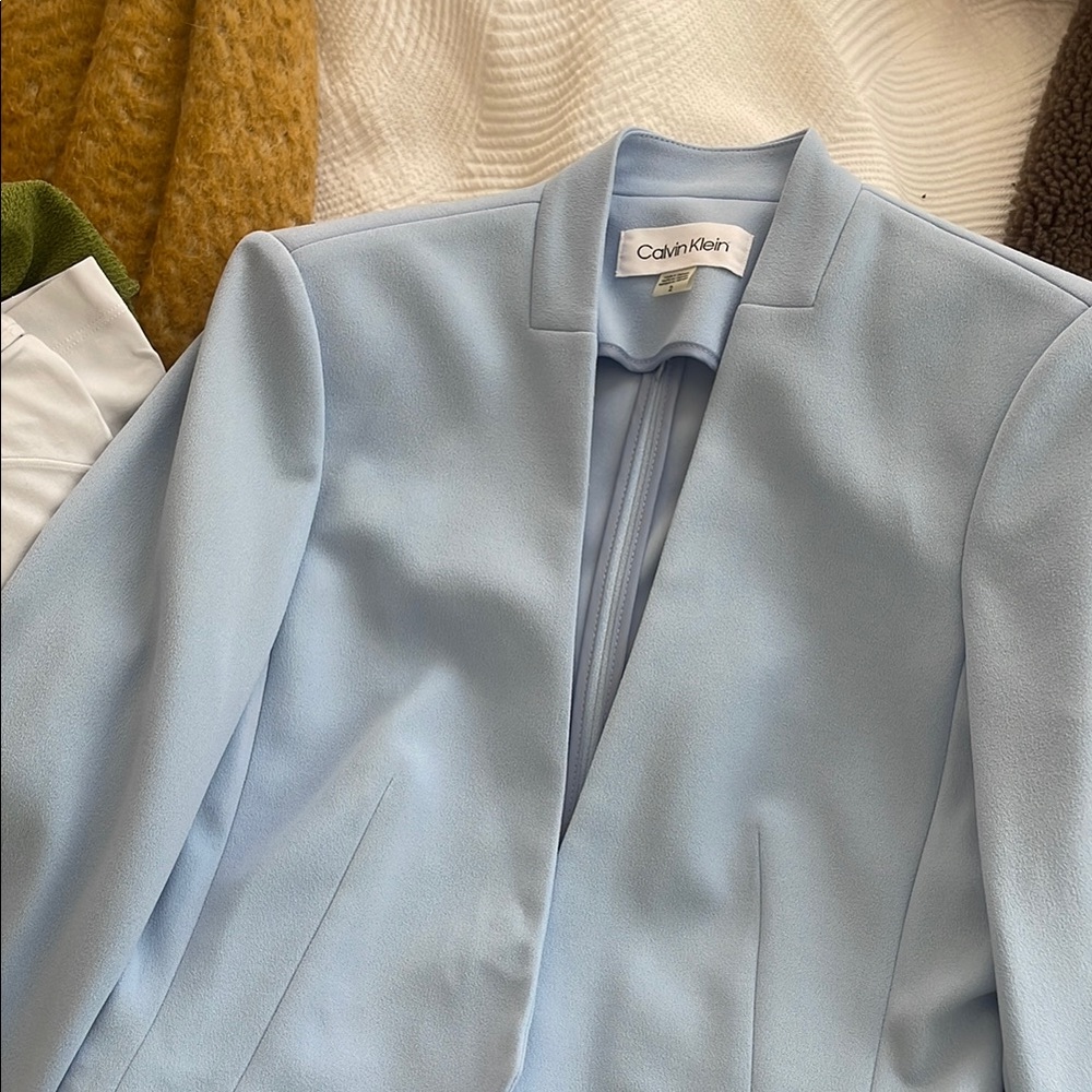 Calvin Klein Women's Light Blue Jacket